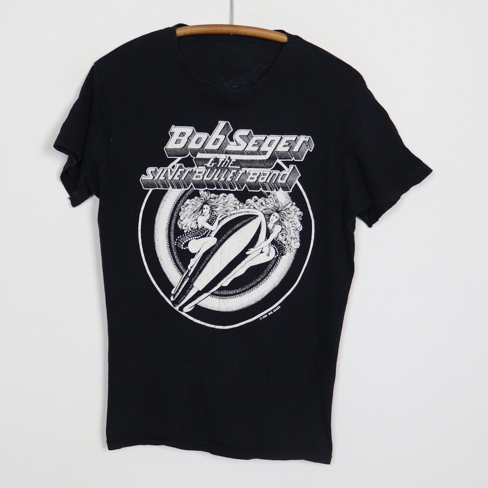 Bob Seger T Shirt BOB SEGER THE SILVER BULLET BAND - Picture 1 of 4